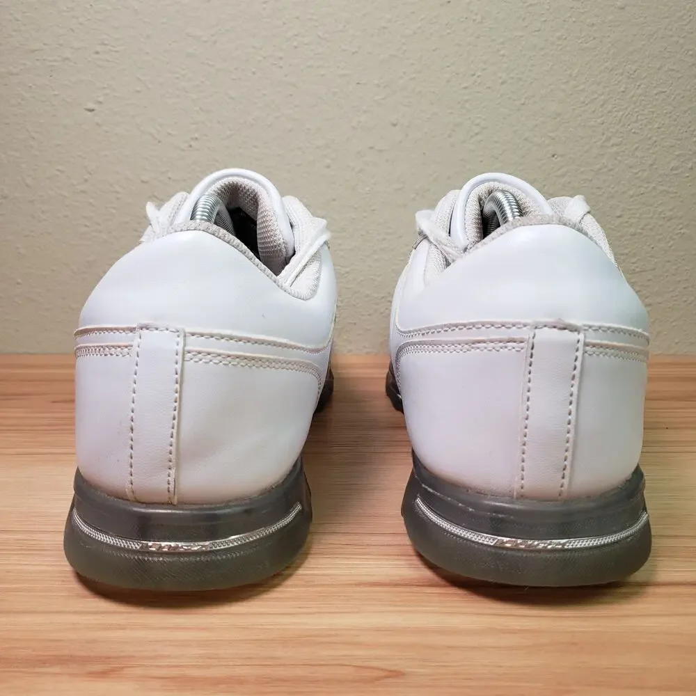 Lugz Men's Size 10.5 Charger II Ice Lace Up Fashion Sneakers white Sporty Casual
